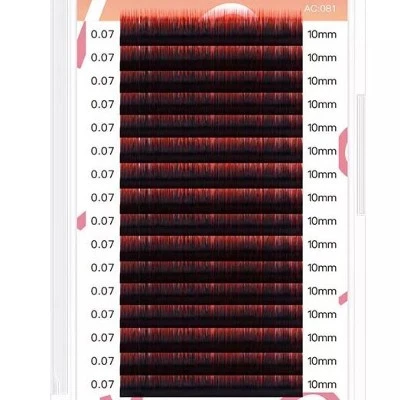 red ombre lashes red ombre lashes
